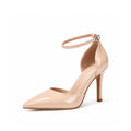 Apricot Colored Strappy Pumps
