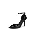 Black Colored Strappy Pumps