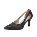 Black Openwork Pumps