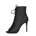Bottes de danse jazz simples noires