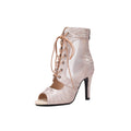 Light Pink Glisten Dance Boots